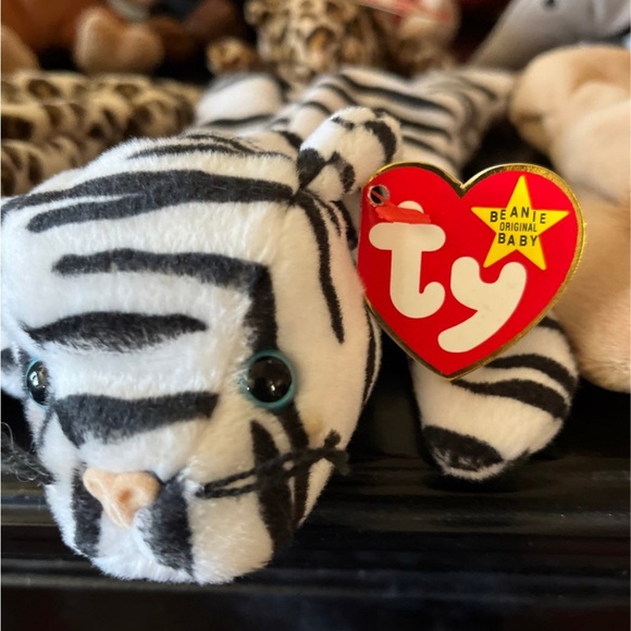 9 Ty Beanie Babies - Wild Animals Bundle - Picture 5 of 9